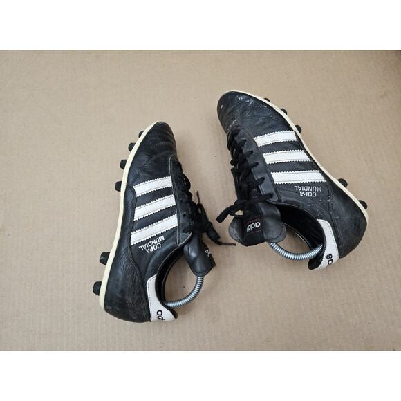 adidas Other - Adidas Copa Mundial Men Size 6.5 015110 Black Leather Soccer Cleats Shoes